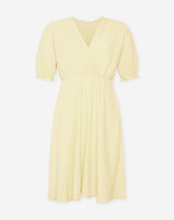 DILA MOUSSELINE DRESS BUTTER YELLOW