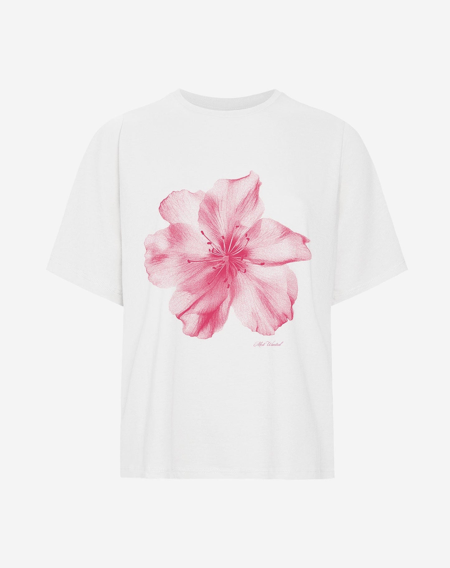 FLOWER OVERSIZED TEE CREAM