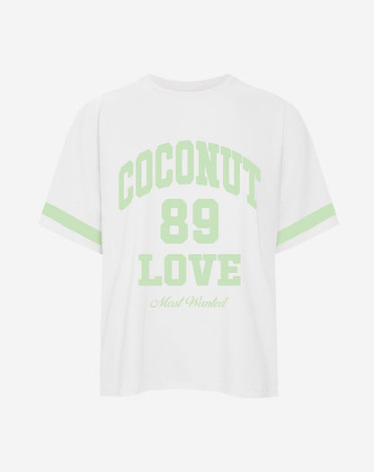 COCONUT LOVE OVERSIZED TEE CREAM